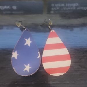 America Themed Earrings